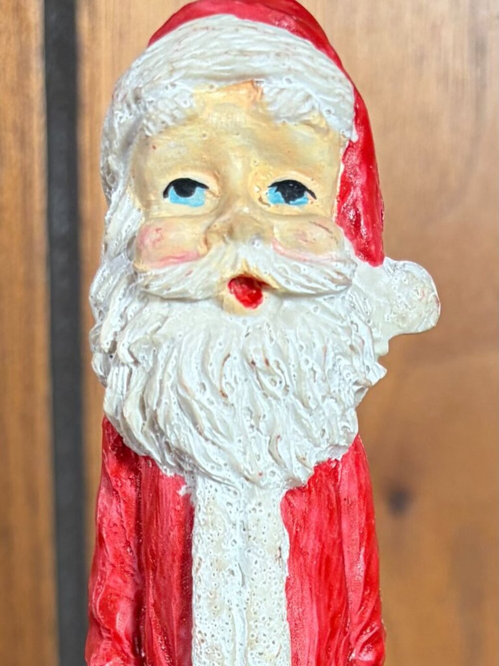 Vintage Windsor Collection Pencil Santa Claus Figurine Old World Christmas 7.5"
